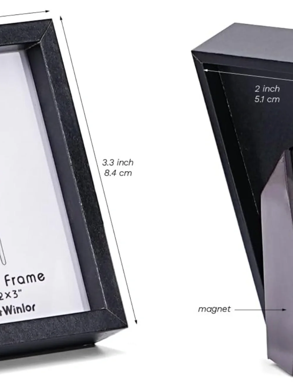 2x3 rhinestone gem picture frame